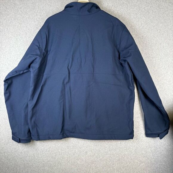 Columbia Mens Size XL Full Zip Front Jacket Blue Fleece Lined Zippered Pockets - Picture 6 of 7